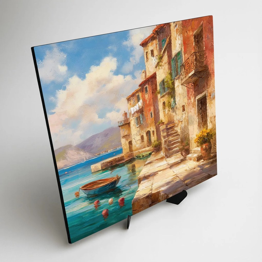 DUBLEZ | Drevený obraz - Malebné pobrežie