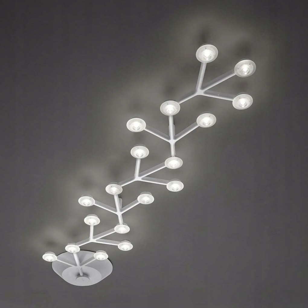 Artemide Led Net Line 125 stropné Led svietidlo 45W, Bluetooth, 140 cm, biela