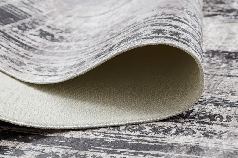 Dywany Łuszczów, Kusový koberec ANDRE Ornament 1187, 160x220, šedá, chodba / predsieň