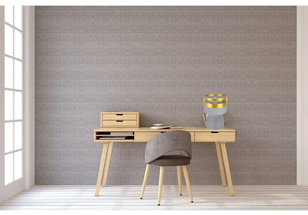 Stolná lampa Intense Gold, 1x textilné tienidlo (výber zo 6 farieb), (výber z 3 farieb konštrukcie)