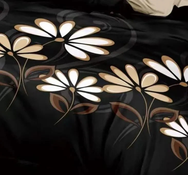 Posteľné obliečky Homa RELAN BLACK 7-dielna sada 140x200 cm