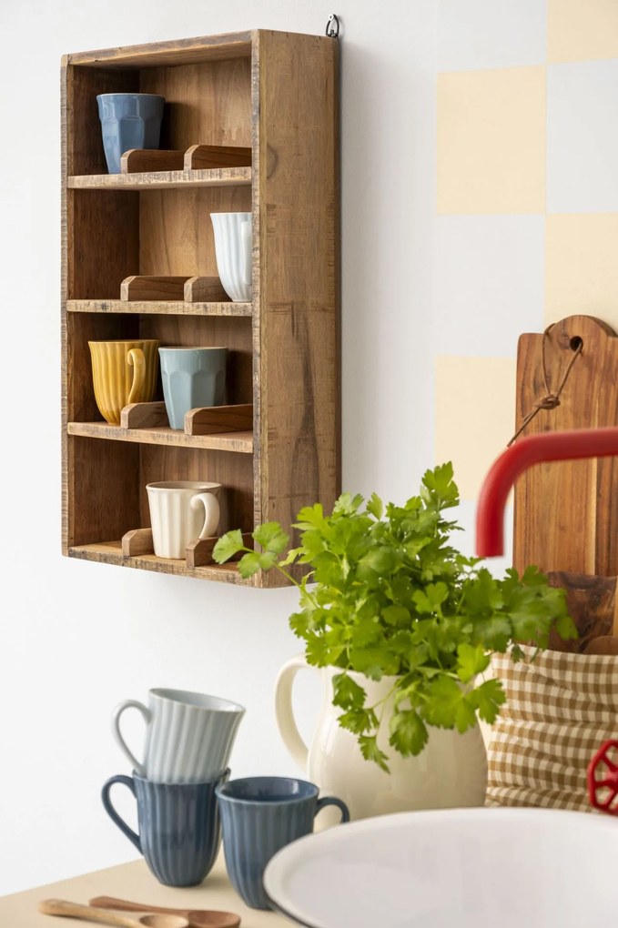Ib Laursen Nástenná polica 12 Rooms Recycled Wood