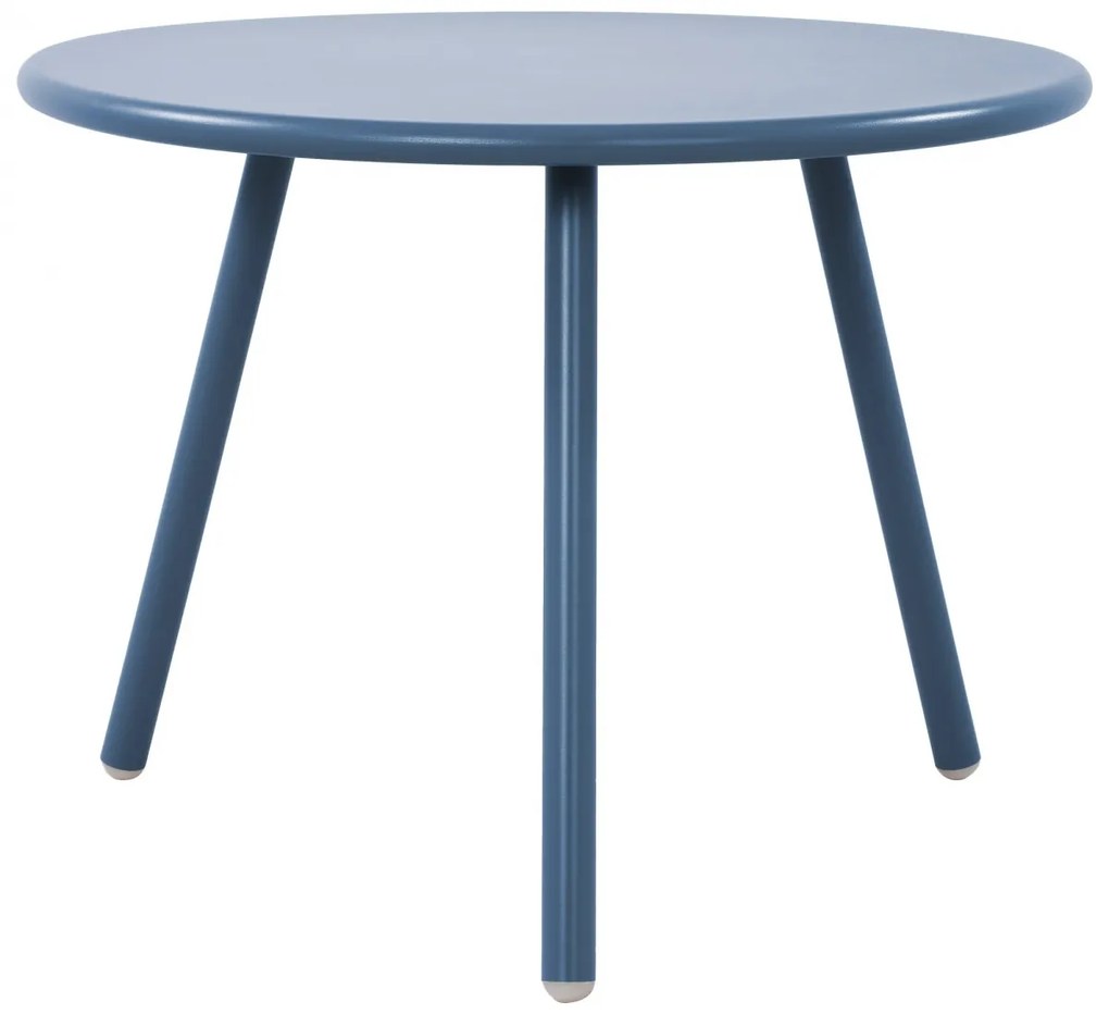 Konferenčný stolík Minot - v45 x Ø60 cm - Modrá