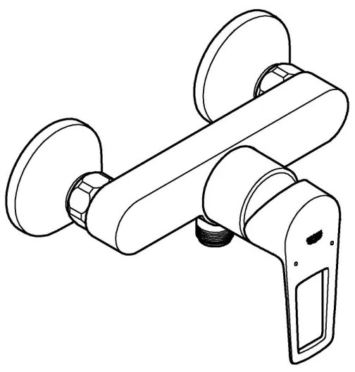 GROHE 23634001 - Sprchová batéria DN 15, lesklý chróm