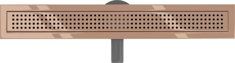 Mexen Flat 360° M08 sprchový žľab 70 cm, ružové zlato, 1625070-40