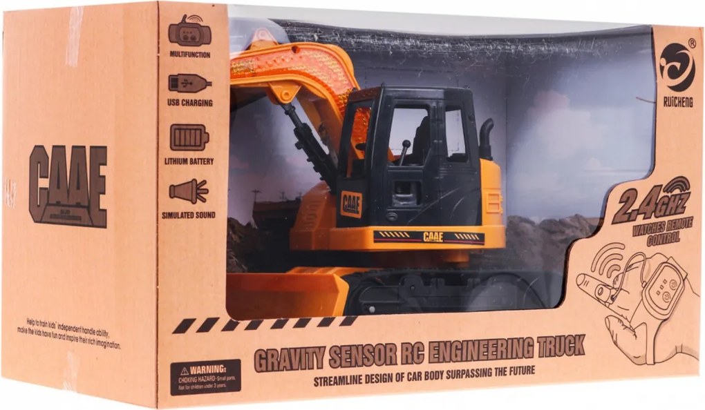 Ramiz Ručne ovládané rýpadlo pre deti 6+ Inteligentný náramok + pohyblivé časti