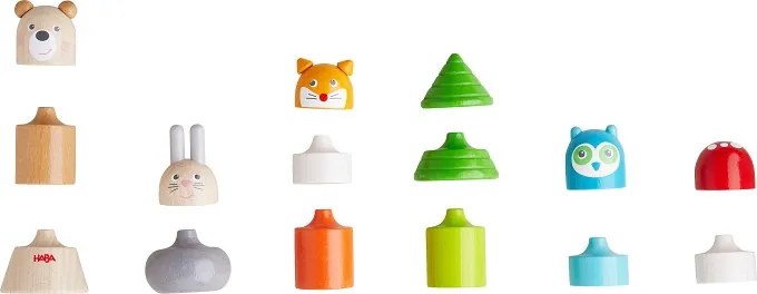 Stohovacia hračka - zvieratká v lese