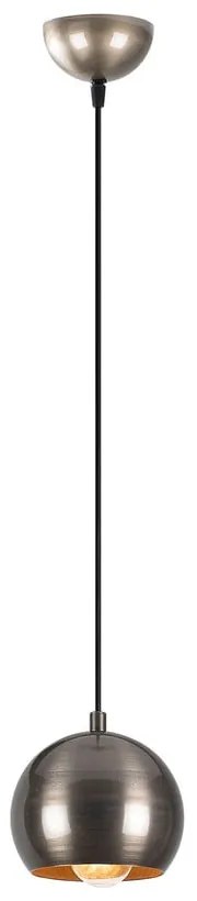 Závesné svietidlo v striebornej farbe s kovovým tienidlom ø 30 cm Berceste – Opviq lights