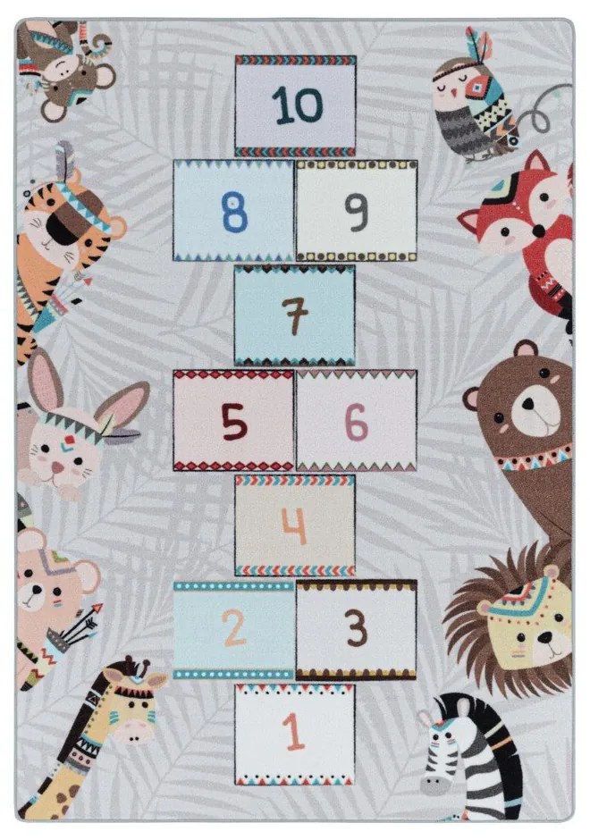 Sivý detský koberec 120x170 cm Play – Ayyildiz Carpets