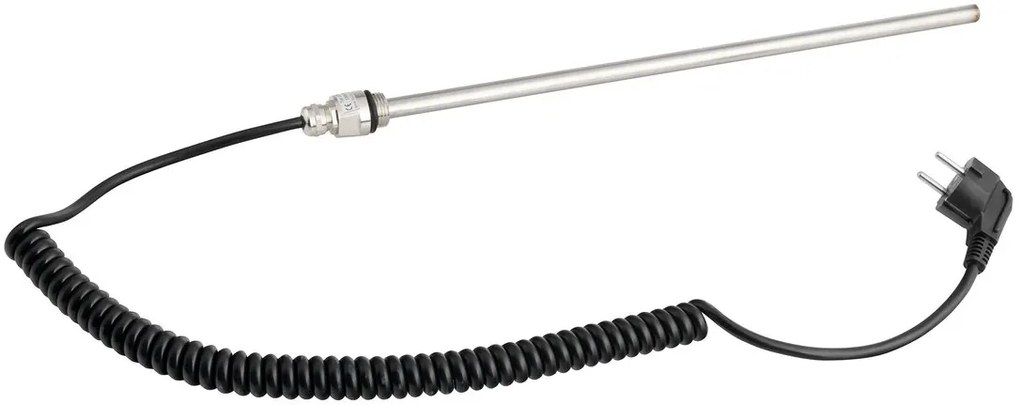 Aqualine Aqualine, Elektrická vykurovacia tyč bez termostatu, krútený kábel/black, 500 W, LT90500B