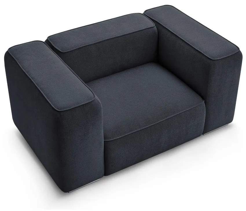 Tmavomodré kreslo Zephyr – Bobochic Paris