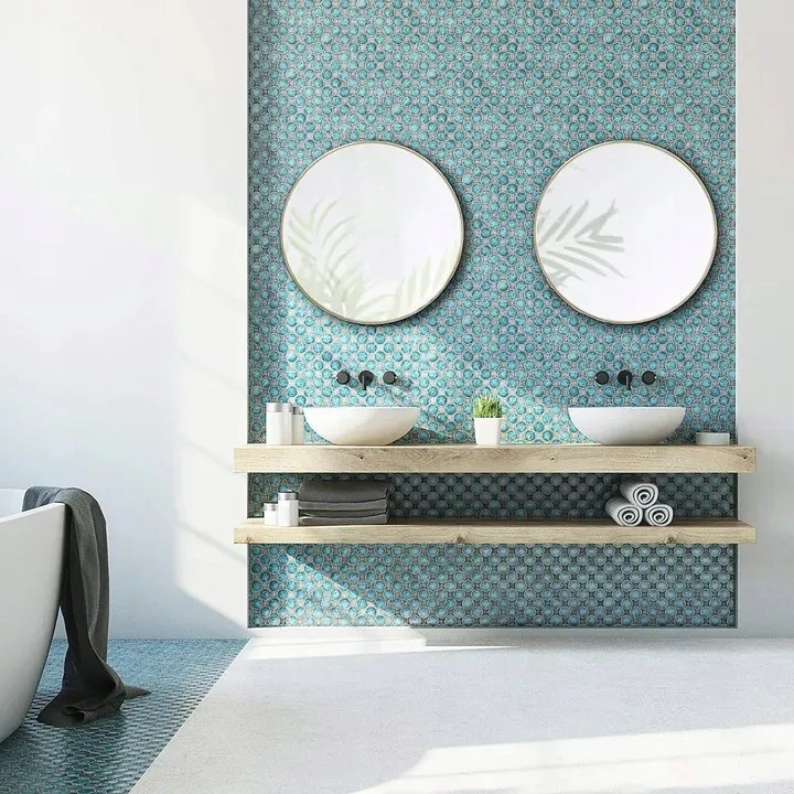 Dekorstudio Zlaté okrúhle zrkadlo 50cm