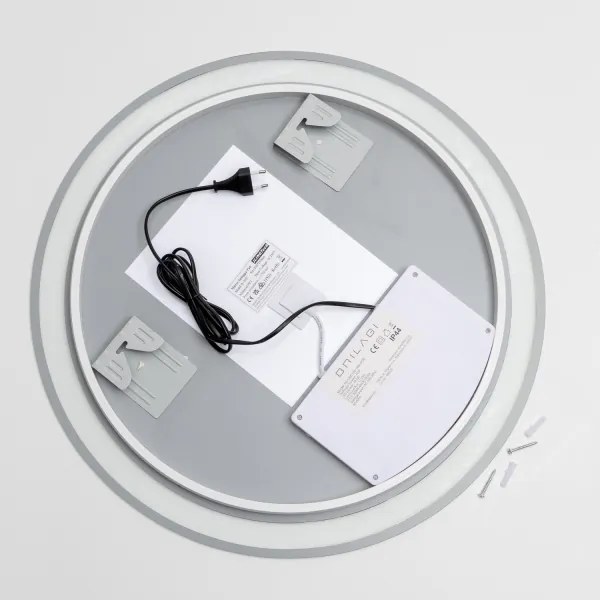 Brilagi- LED RGBW stmievateľné vyhrievané zrkadlo s podsvietením AVA PRO LED/18W/230V pr. 60 cm IP44