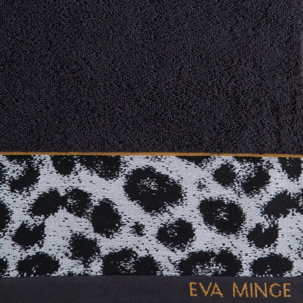 BAVLNENÝ UTERÁK EVA MINGE22 SADA 3KS 70X140 CM ČIERNA