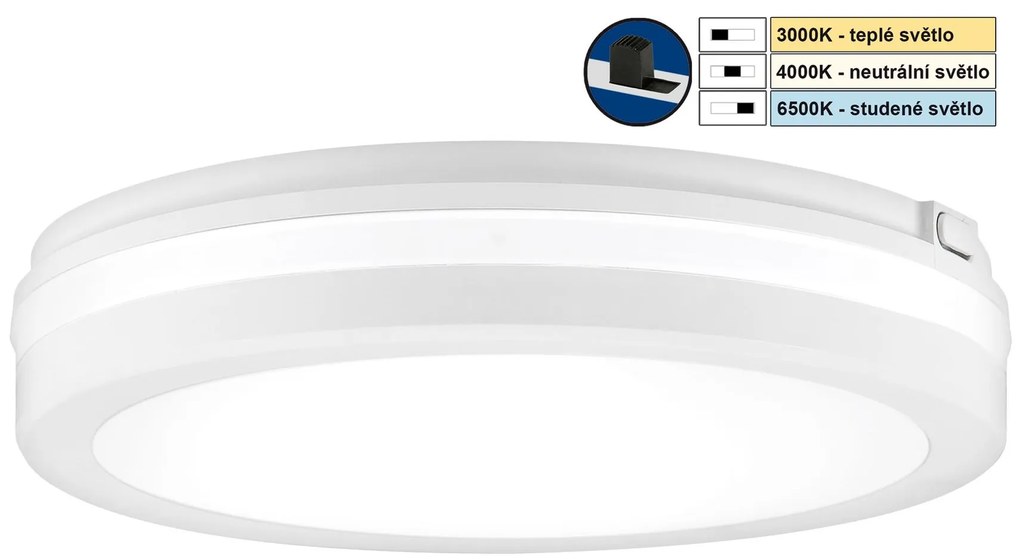 TOP LIGHT Svetlo stropné Comet 20B CCT, Biela