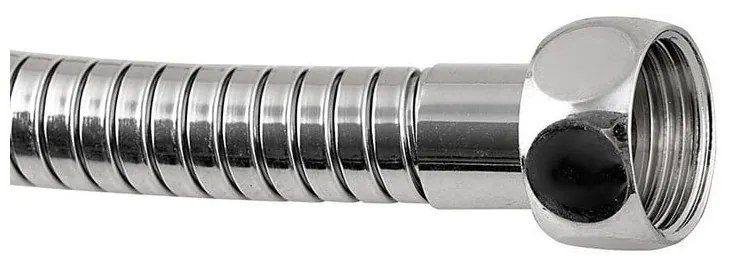 Sprchová hadica z nehrdzavejúcej ocele v lesklo striebornej farbe Powerflex – Sapho