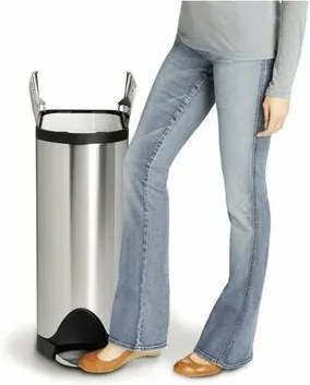 Simplehuman Pedálový odpadkový kôš 45 l, nerez, 45 l