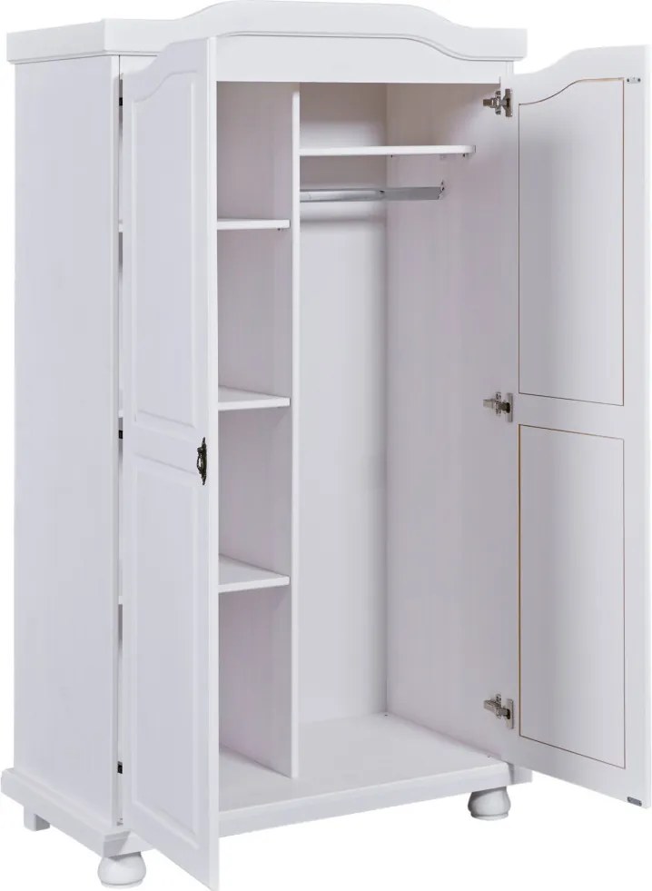 Šatníková skriňa Hedda, bielena borovica