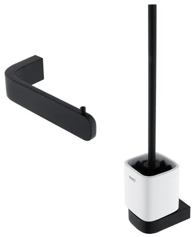 Nimco Nikau súprava kúpeľňových doplnkov čierna NKCSET94KN90