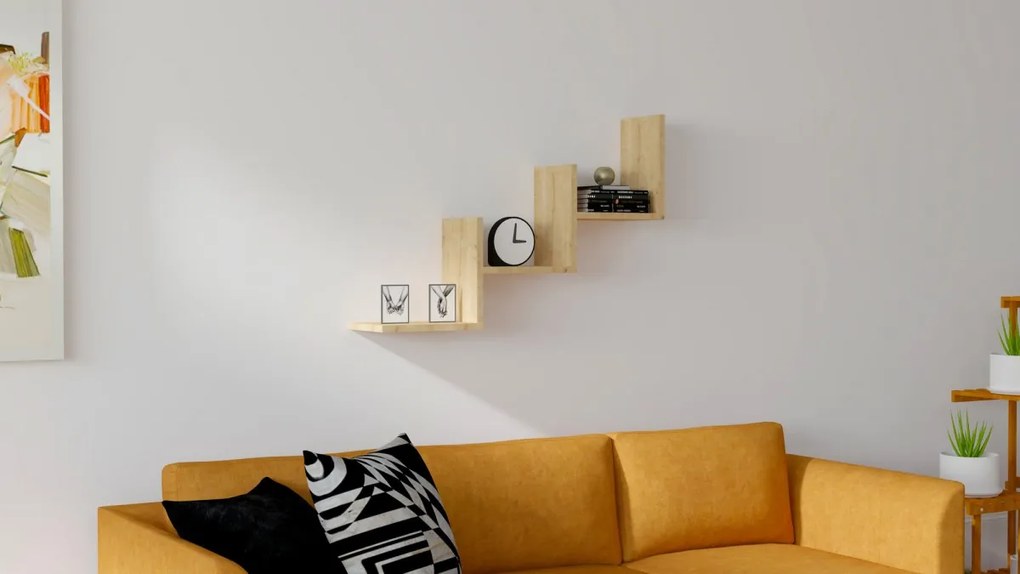 Nástenná polica Mist borovica atlantic