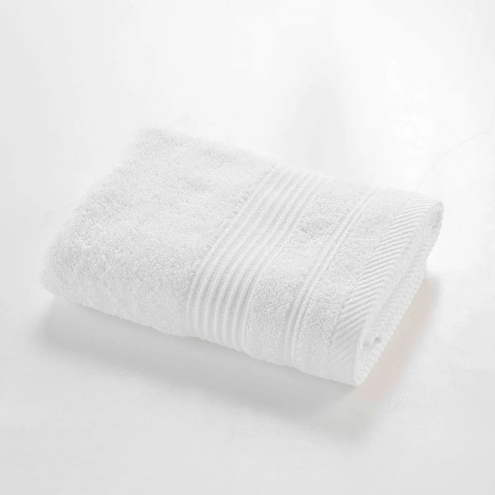 Biely froté bavlnený uterák 50x90 cm Tendresse – douceur d'intérieur