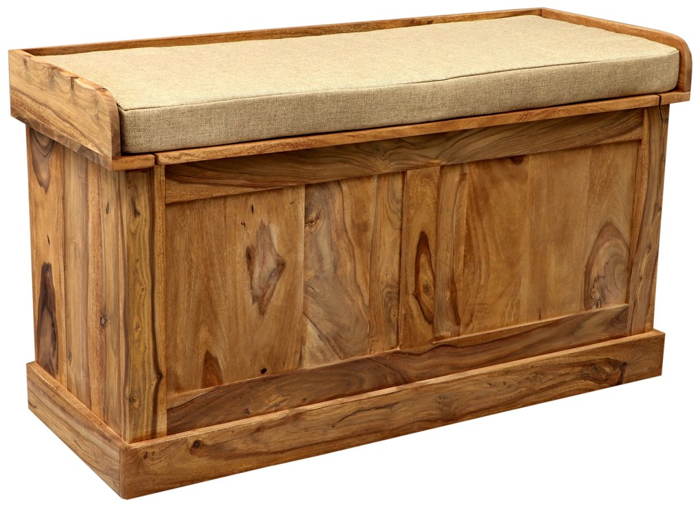 furniture-nabytek.cz - Truhla na sedenie z dreva palisander 105x60x40