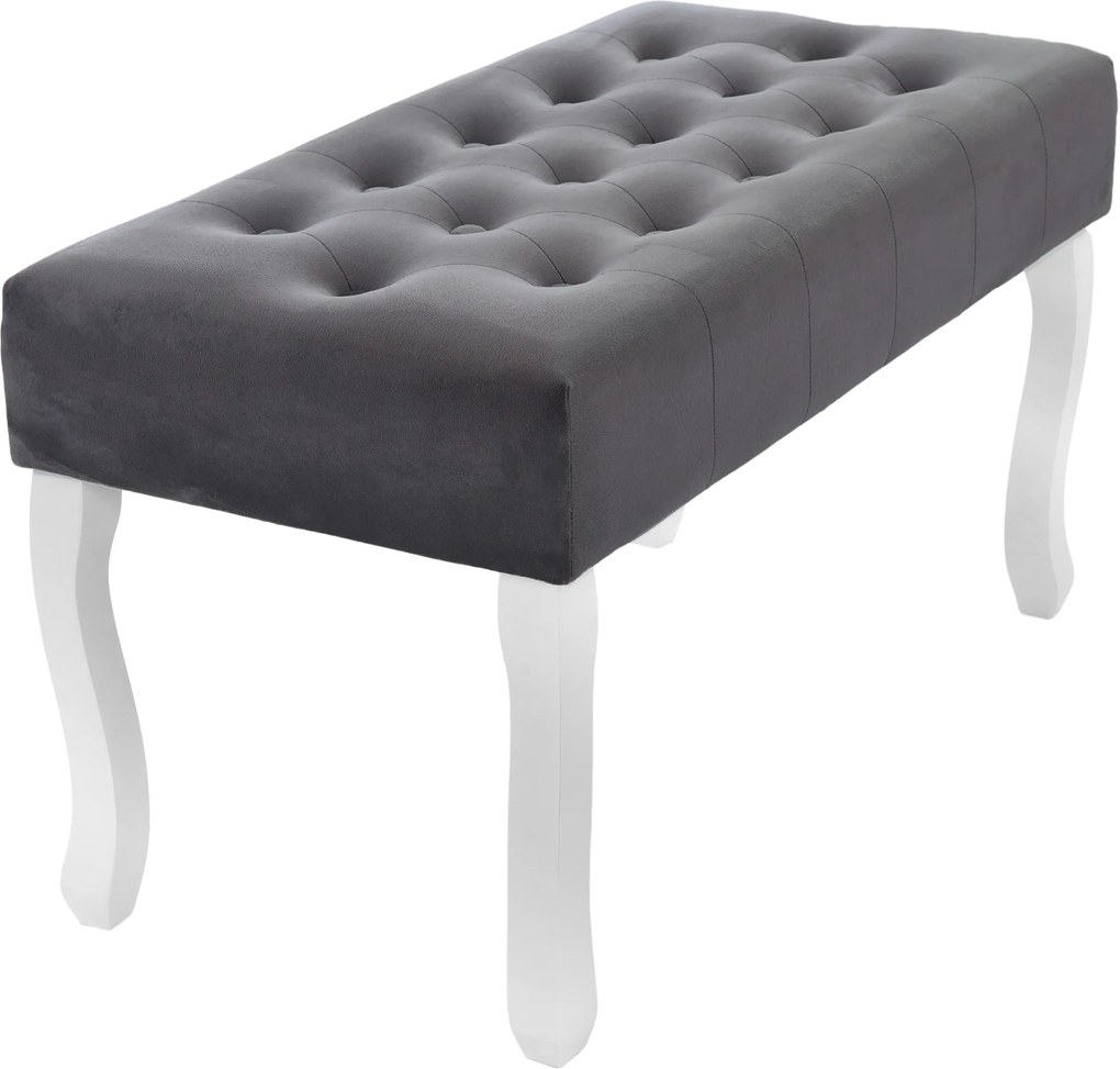 domtextilu.sk Lavica do predsiene v sivej farbe 80 cm 14895