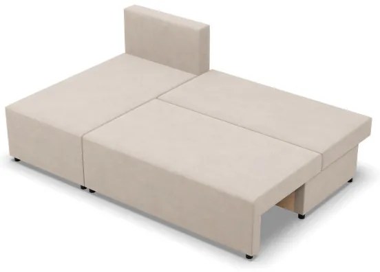 Rohová rozkladacia sedačka FERMO Kronos béžová