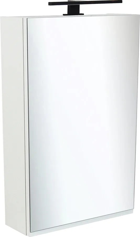 Comodo Zrkadlová skrinka Atica 50 ZS LED-B s osvetlením Any LED 30 B, čierna