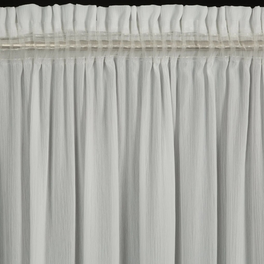 ZÁCLONA NA PÁSKE MELINDA 135X270 CM BIELA