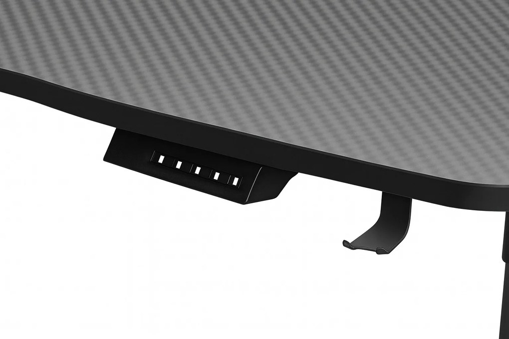 Herný stôl BR02 čierny 140 cm