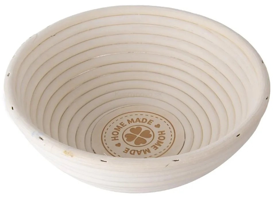 Ošatka na chlieb okrúhla, so vzorom HOME MADE 21 cm