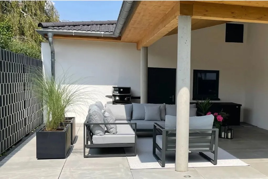 Hrantík MAXI, sklolaminát, šírka 100 cm, antracit