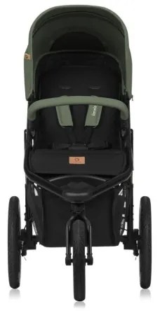 Lionelo - Športový kočík AZURA čierna/zelená