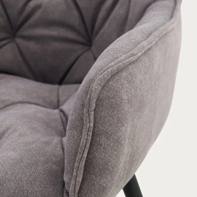 Jedálenská stolička FUSSY sivá 765834