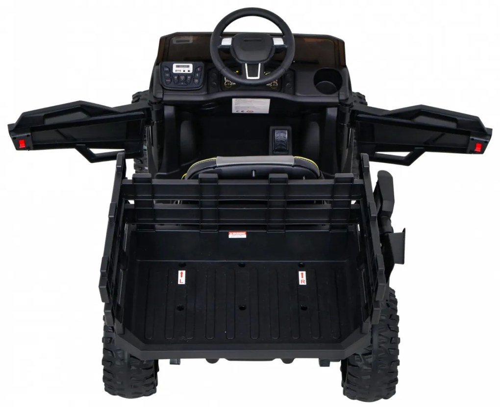 RAMIZ Elektrické autíčko -  Farmer Pick-Up - čierne - 2x35W - 12/7Ah - 2023
