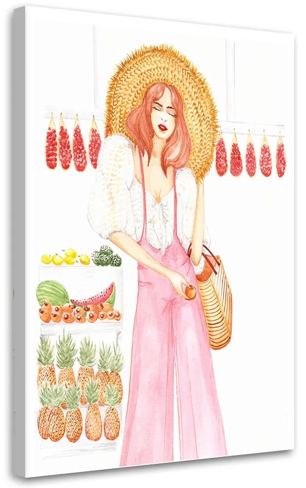 Gario Obraz na plátne Denné nakupovanie - Gisele Oliveira Fraga Baretta Rozmery: 40 x 60 cm