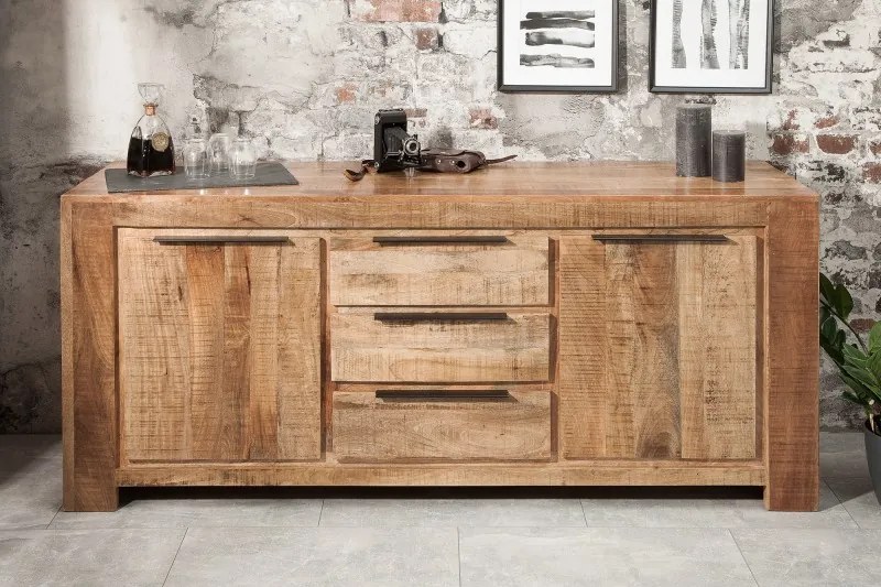 Dizajnová komoda Iron Craft 175 cm mango