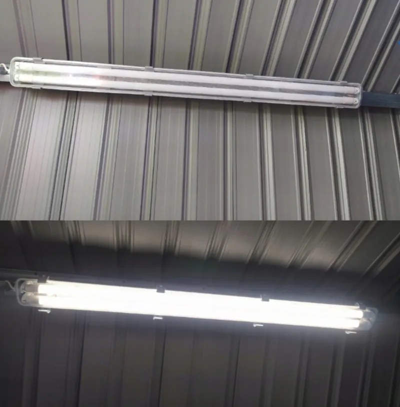 8x Hermetické svietidlo 120 cm - LED lampa a LED žiarivky do garáže a dielne