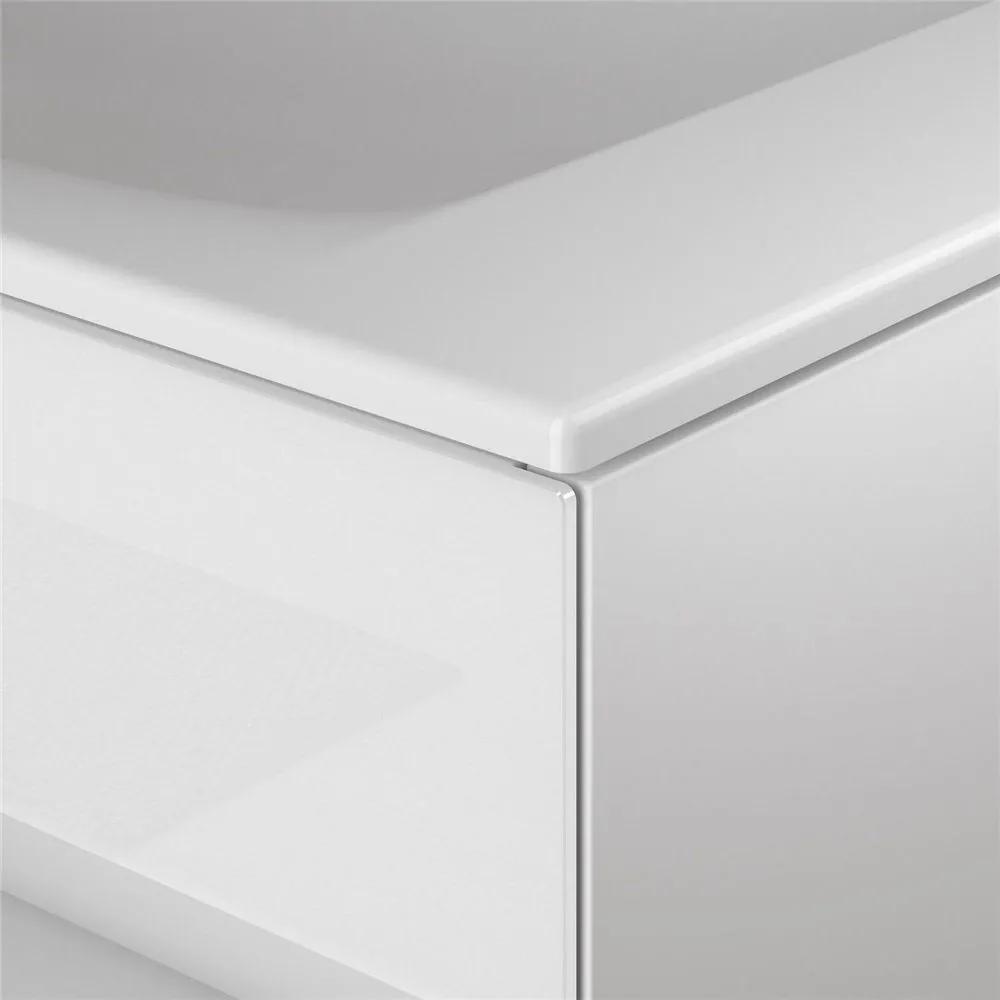 KEUCO Stageline závesná skrinka pod umývadlo, 1 zásuvka + 1 priehradka, 650 x 490 x 625 mm, biela, 32852300000