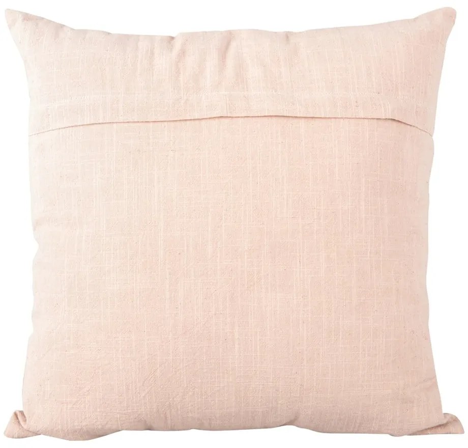 Ružový bavlnený vankúš PT LIVING Wave, 45 x 45 cm