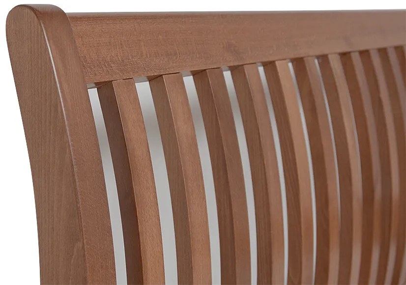 FINES drevená posteľ TALIA 180x200 orech tmavý