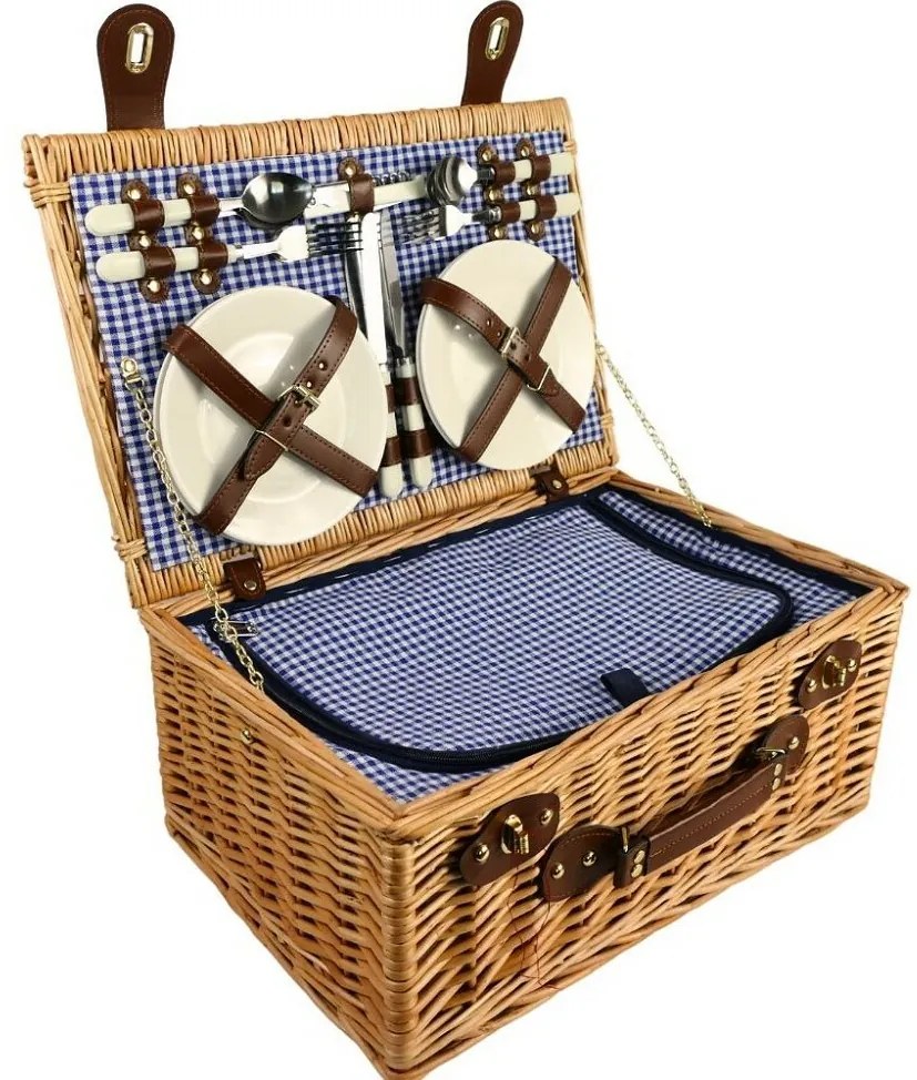 Piknikový kôš pre 4 osoby Greece, 46 x 31 x 20 cm