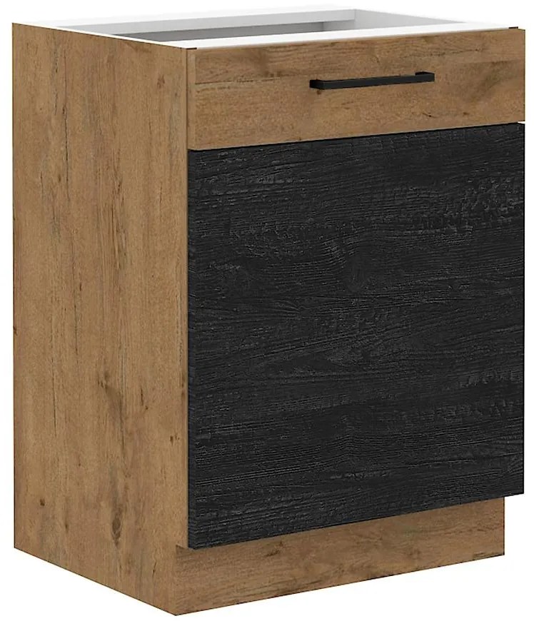 Kuchynská skrinka VIGO Dark 60D 1F BB