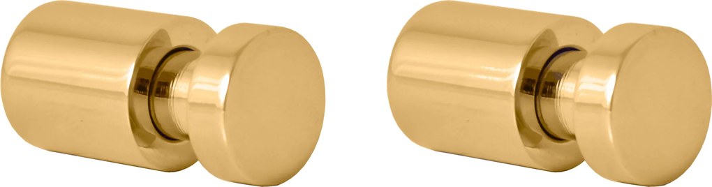 Slezák - RAV Vešiačik 30 mm - 2 ks COLORADO - COA0103/30ZK, Zlatá kartáčovaná