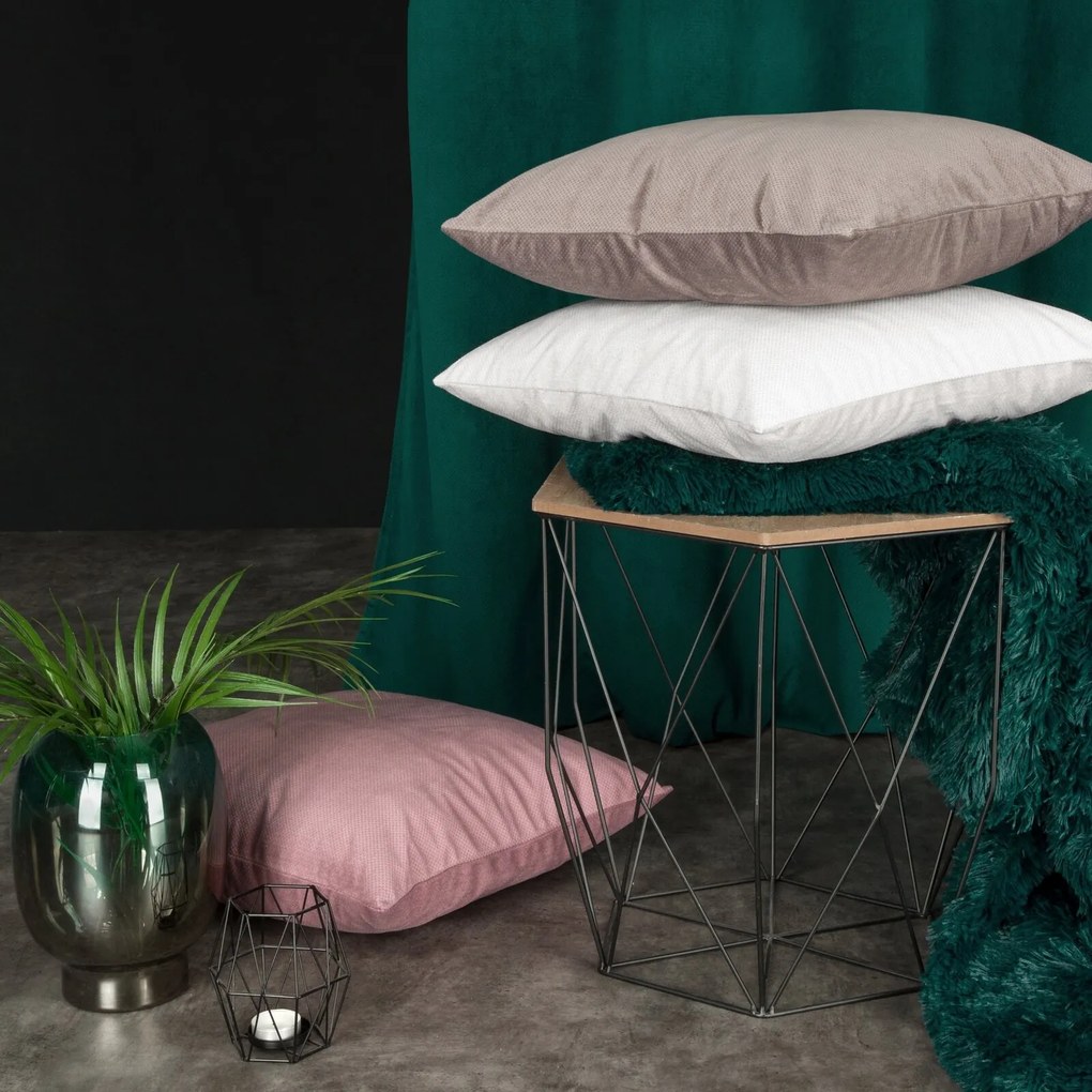 DEKORAČNÁ OBLIEČKA NA VANKÚŠ MILO 45X45 CM BÉŽOVÁ