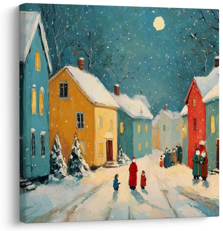 Obraz pokojná vianočná noc