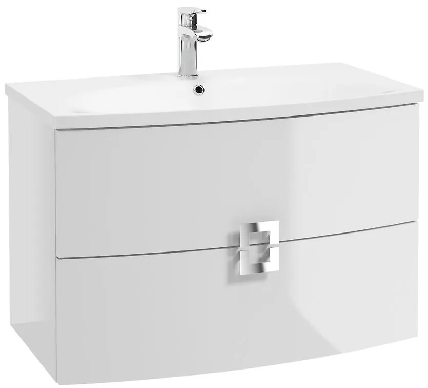 Skrinka DECO 80 0D2S biela