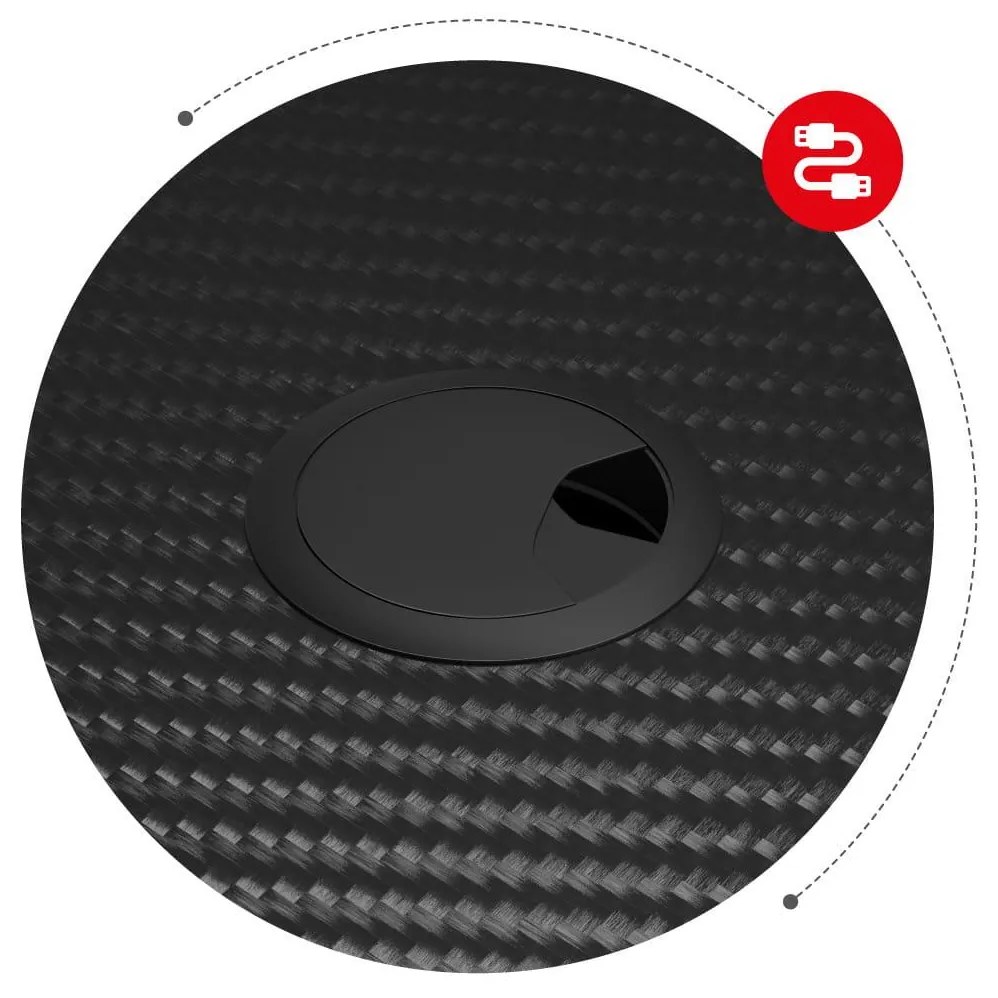PC stolík Hyperion 1.4 (čierna). Akcia -14%. Vlastná spoľahlivá doprava až k Vám domov. 1087494