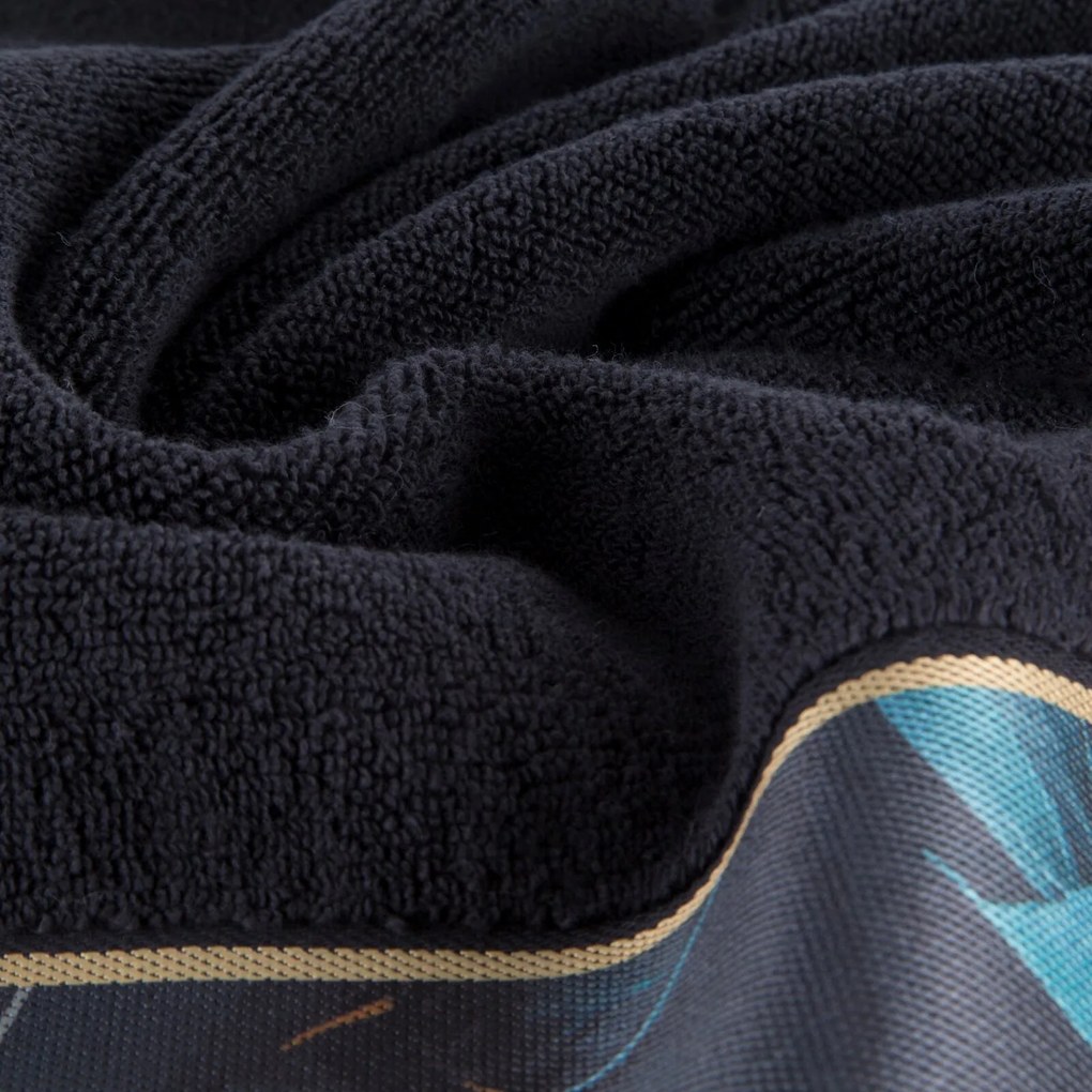 FROTÉ UTERÁK EVA MINGE12 70X140 CM ČIERNA